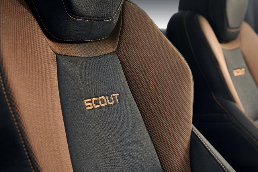Детали интерьера Skoda Karoq 4x4 Scout 2018 года  (WW) (фото 24 из 46)